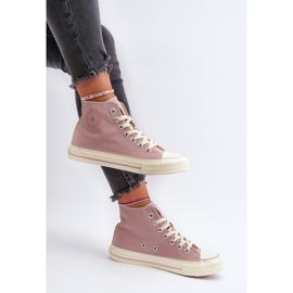 Sneakers Alte da Donna Big Star NN274277 Rosa 2