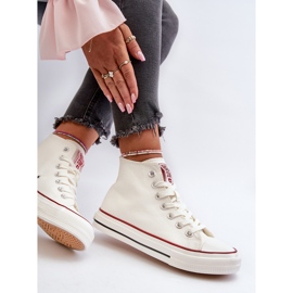 Sneakers Alte da Donna Big Star NN274276 Bianche bianco 1