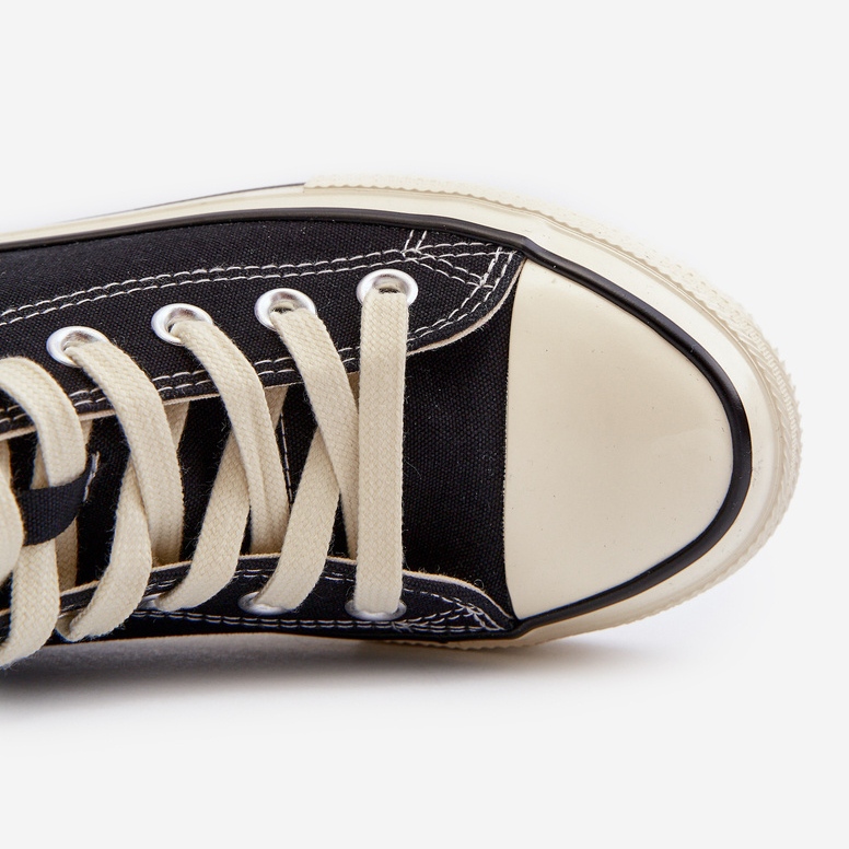 Sneakers Alte da Donna Big Star NN274283 Nere nero 1