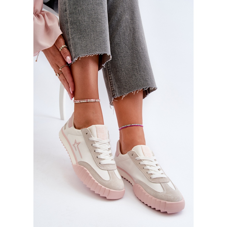 Sneakers Basse da Donna Big Star NN274868 Rosa 2