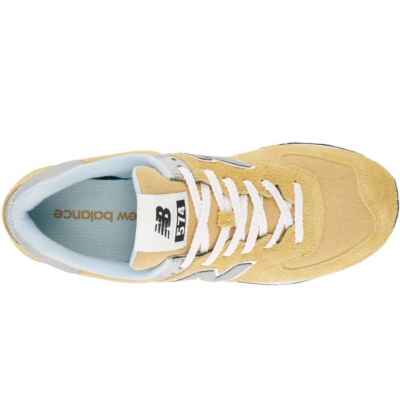 Scarpe New Balance U U574PGW giallo 1