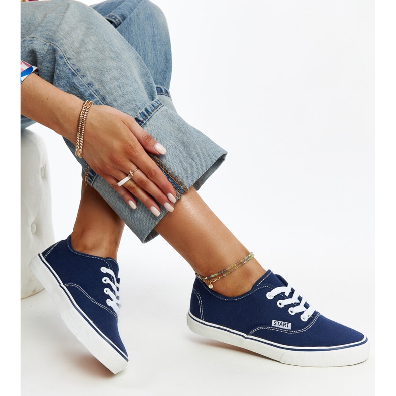 Classiche sneakers Erla blu navy 1