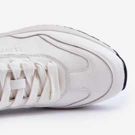Sneakers da Uomo in Pelle Big Star NN174288 Bianche bianca 1