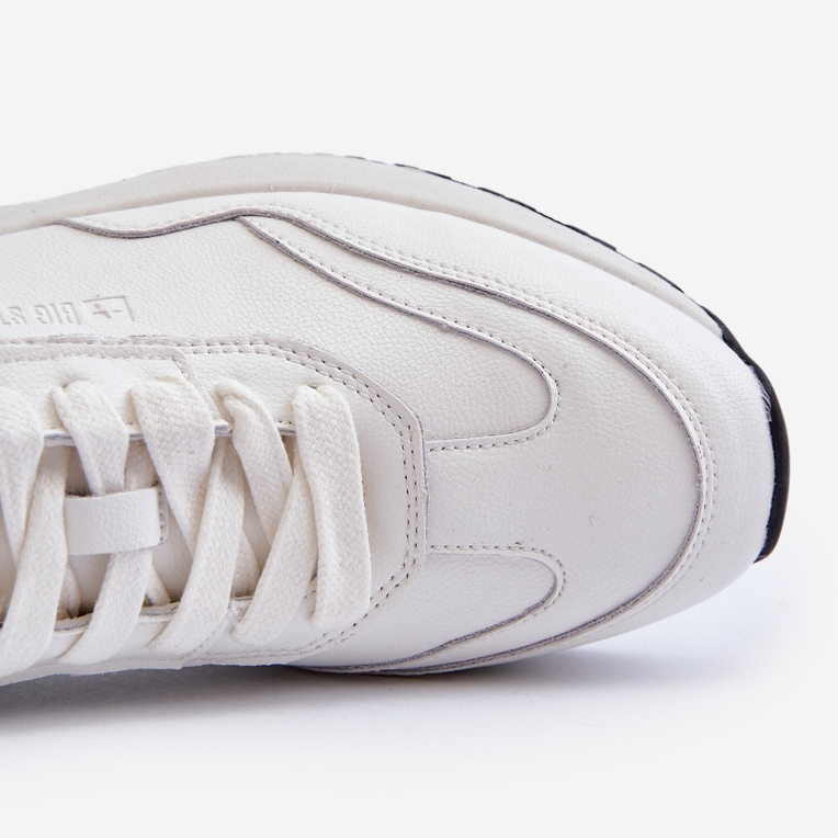 Sneakers da Uomo in Pelle Big Star NN174288 Bianche bianco 1