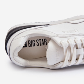 Sneakers da Uomo in Pelle Big Star NN174288 Bianche bianca 2