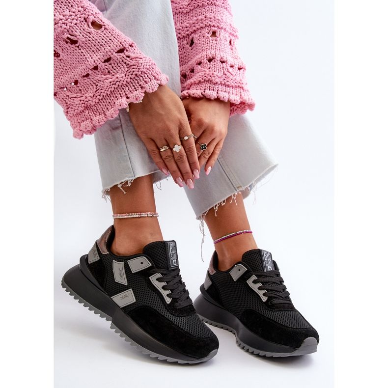 Scarpe da ginnastica da donna Big Star NN274975 Nere nero 1