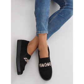 Slipons su una suola madreperla t277p Nero 1