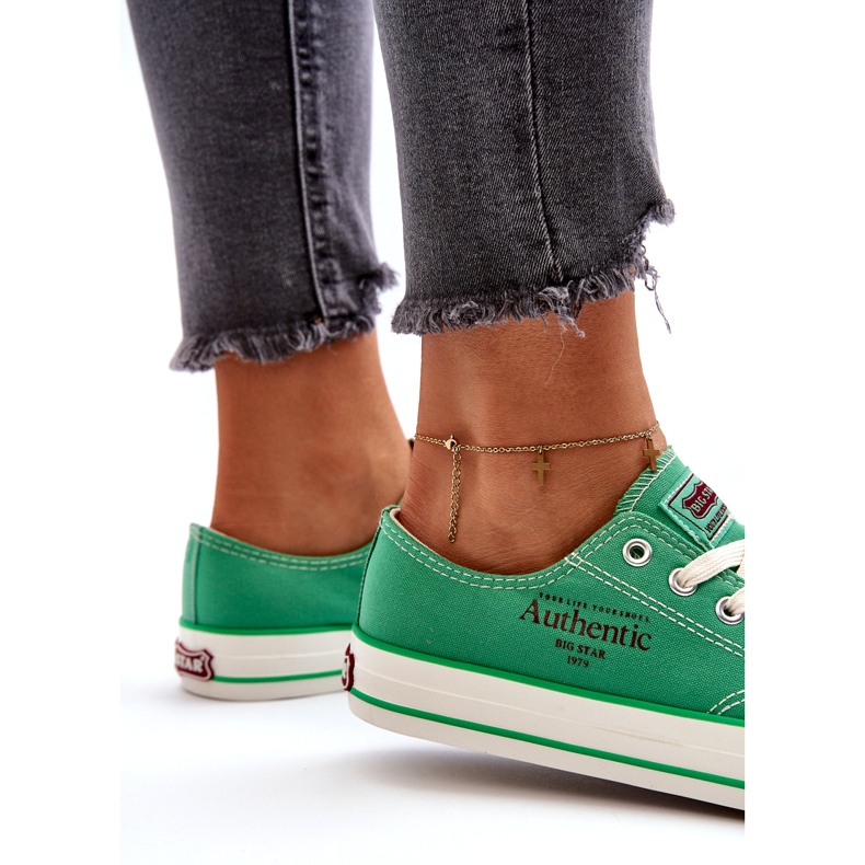 Sneakers da Donna Big Star NN274240 Verde 4