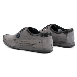 KOMODO Scarpe Mocassini da uomo 875 grigio 4