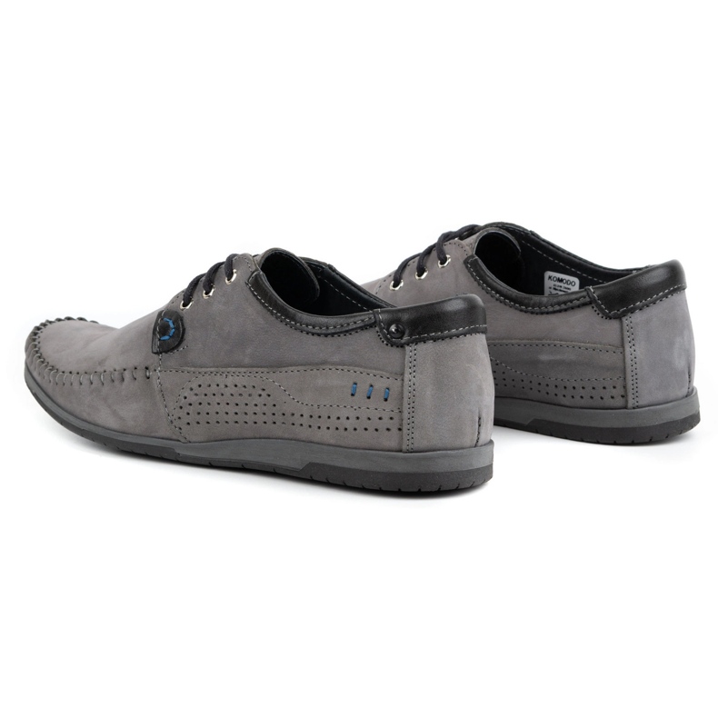 KOMODO Scarpe Mocassini da uomo 875 grigio 4