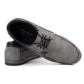 KOMODO Scarpe Mocassini da uomo 875 grigio 3