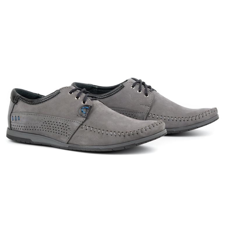 KOMODO Scarpe Mocassini da uomo 875 grigio 2