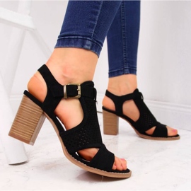 EVento sandali con tacco alto W EVE272A nero 2