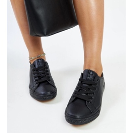News Sneakers Luz in ecopelle nera nero 1