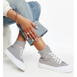 Sneakers alte grigie di Vinka grigio 1