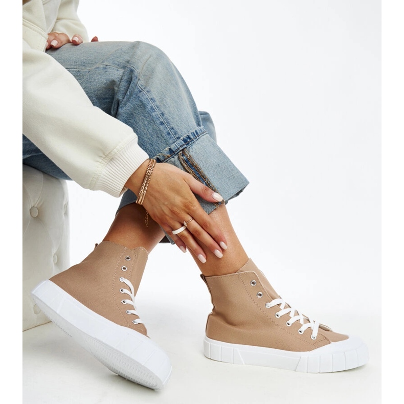 Sneakers alte Vinka marroni marrone 1