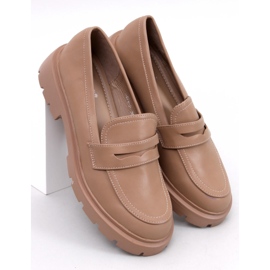 Mocassini con plateau Andral Khaki beige 1
