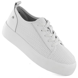 Filippo W PAW524 scarpe in pelle bianca 1