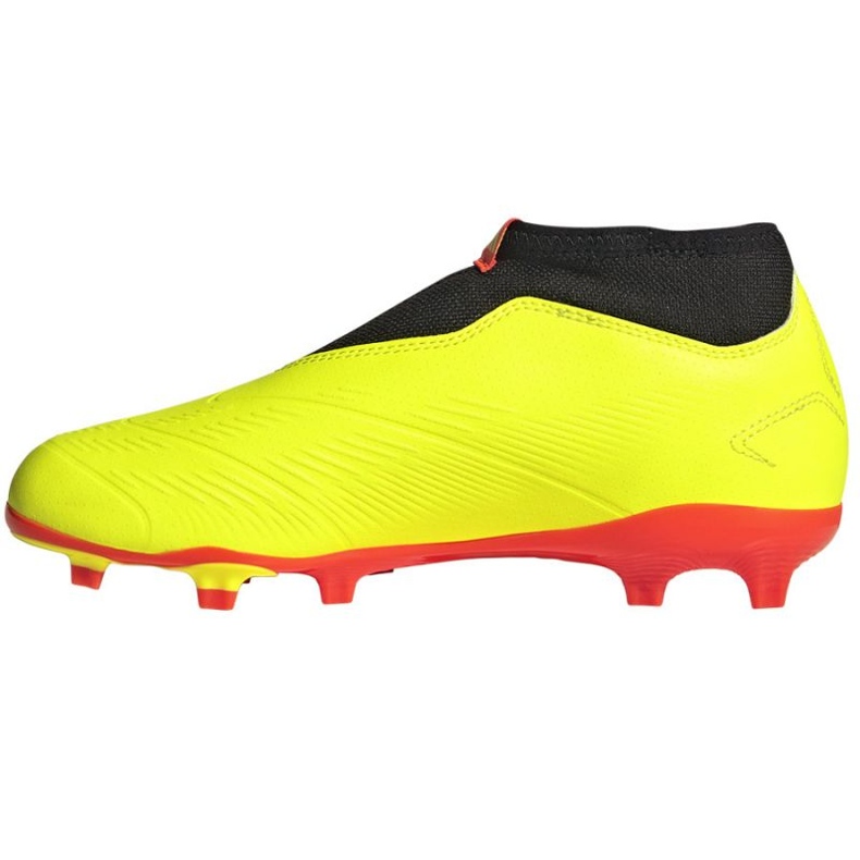 Scarpe da calcio Adidas Predator League Ll Fg Jr IG7755 giallo 1