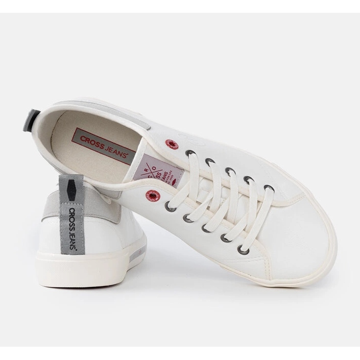 Sneakers Cross Jeans da uomo di colore bianco 1