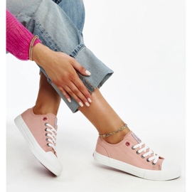 Sneakers Cross Jeans da donna di colore rosa 1