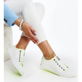 Sneakers da donna bianche con colore Cross Jeans bianca 1