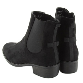 Stivaletti Chelsea con fiocco M270 neri nero 1