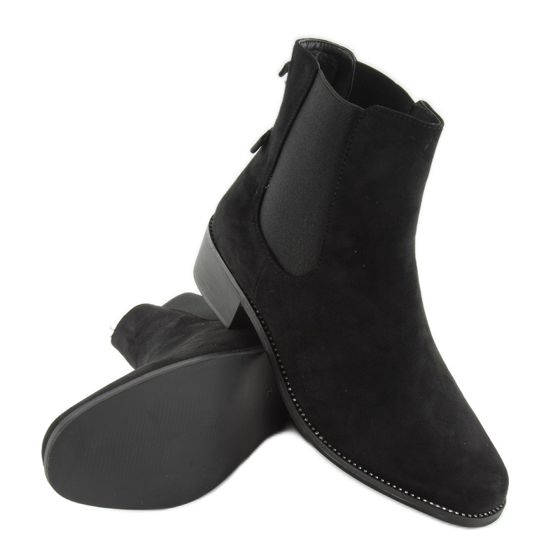 Stivaletti Chelsea con fiocco M270 neri nero 2