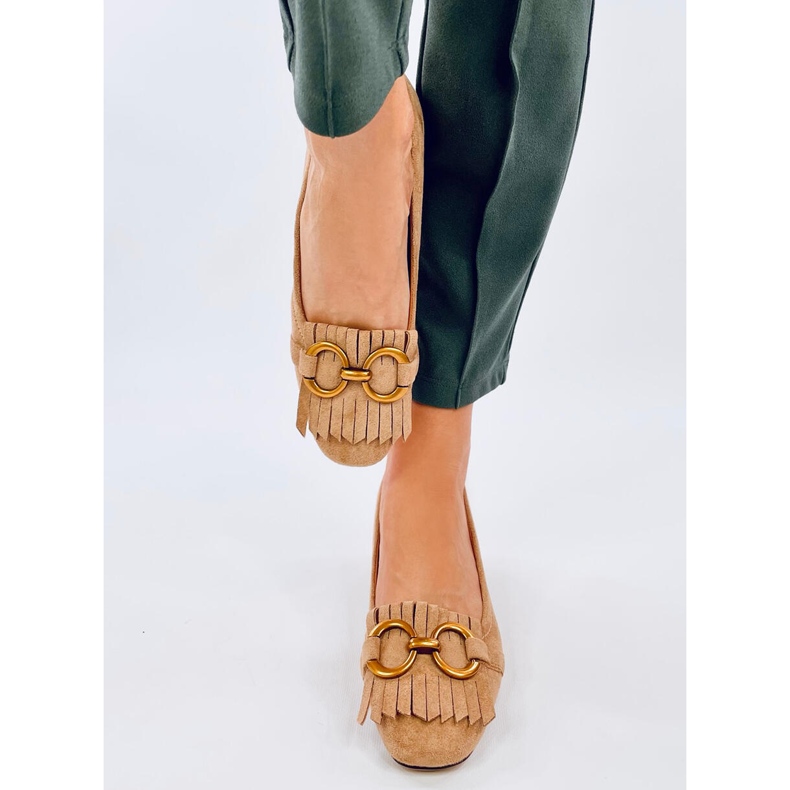 Weinn Décolleté con tacco color rame beige 1