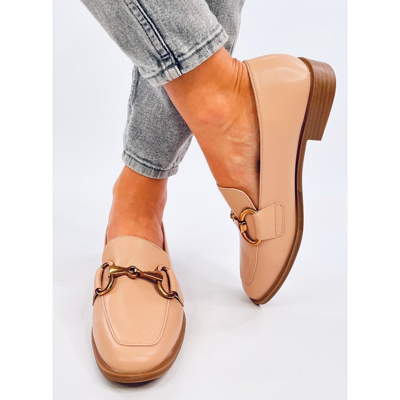 Mocassini da donna Jonna Khaki beige 1