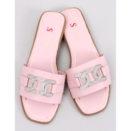 Ciabatte Mille Pink cubic zirconia rosa 1