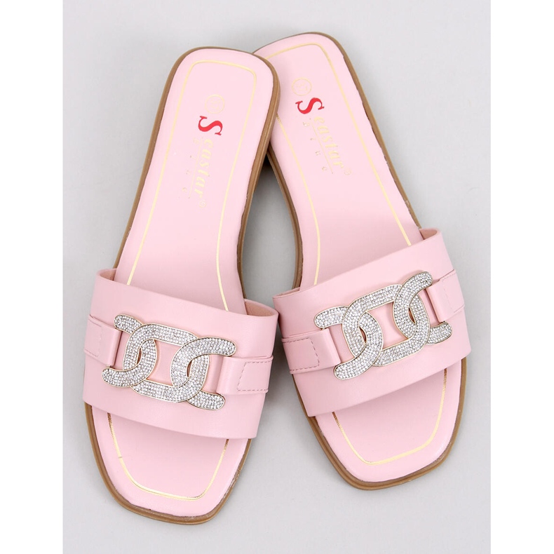 Ciabatte Mille Pink cubic zirconia rosa 1