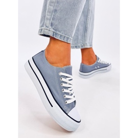 Classiche sneakers da donna Fargis L.BLUE 2