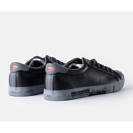Sneakers Cross Jeans da uomo nere e grigie nero 2