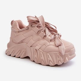 Sneakers da Donna con Suola Grossa, Rosa Ellerai 1