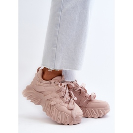 Sneakers da Donna con Suola Grossa, Rosa Ellerai 2
