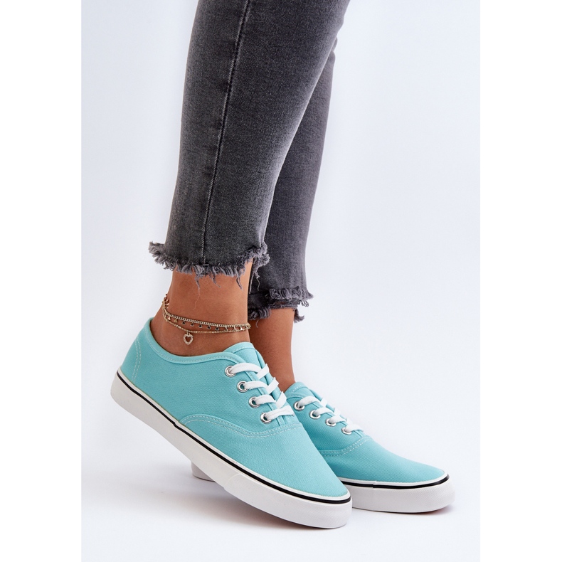 Sneakers classiche da donna Olvali blu 2