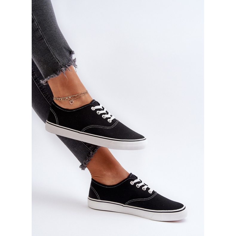 Sneakers Classiche da Donna Sneakers Nero Olvali 1
