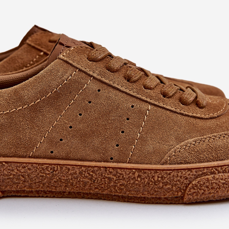 Sneakers da uomo in pelle scamosciata Big Star NN174186 Cammello marrone 2