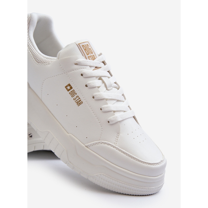 Scarpe da ginnastica da uomo Big Star con sistema Memory Foam NN174149 bianche bianca 2