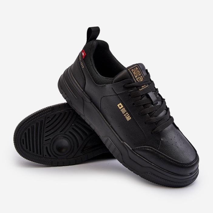 Scarpe da ginnastica da uomo Memory Foam System Big Star NN174148 Nere nero 2