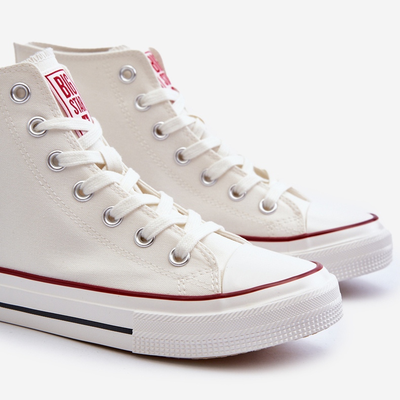 Sneakers Alte da Uomo Big Star NN174104 Bianche bianca 1