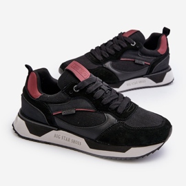 Scarpe da ginnastica da uomo Memory Foam System Big Star NN174350 Nere nero 2