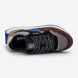 Sneakers da Uomo Big Star NN174322 Memory Foam System Marrone-Nero 1