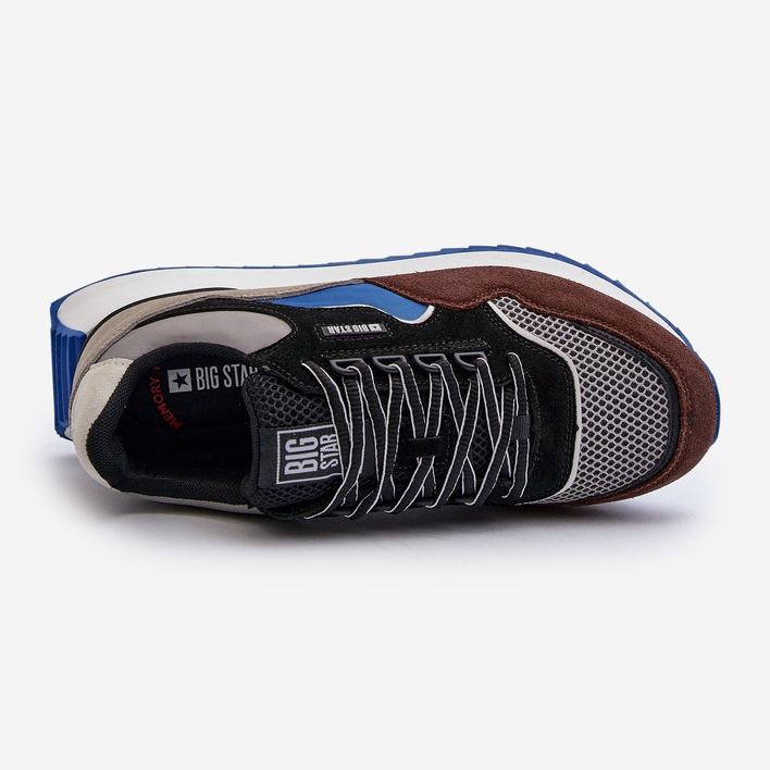 Sneakers da Uomo Big Star NN174322 Memory Foam System Marrone-Nero 1