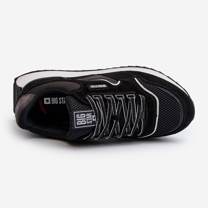 Sneakers da Uomo Big Star NN174321 Sistema Memory Foam Nere nero 1