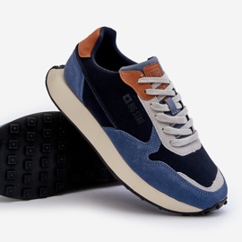 Scarpe da ginnastica da uomo Memory Foam System Big Star NN174356 Blu Navy 2