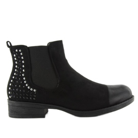 JAX3251 stivali Jodhpur neri con borchie nero 1