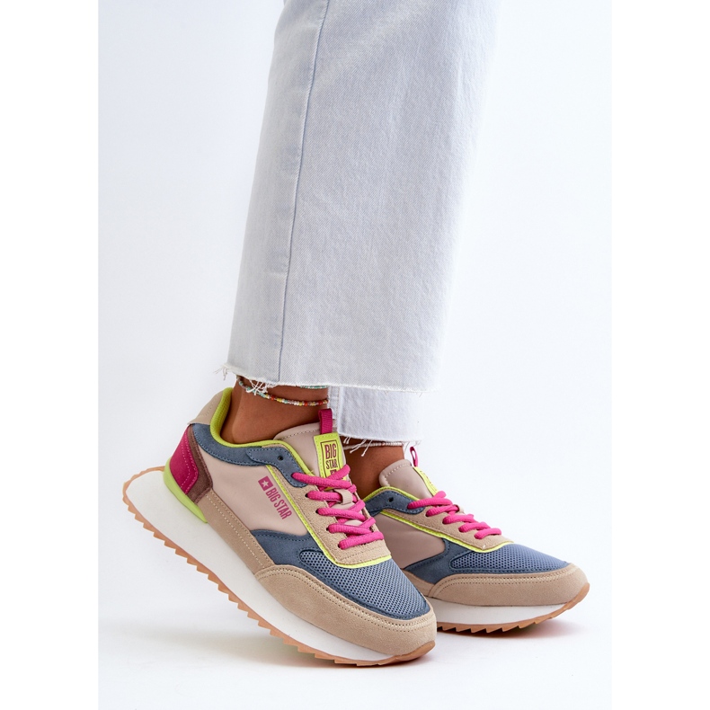 Sneakers da donna Memory Foam System Big Star NN274692 Multicolor blu 2