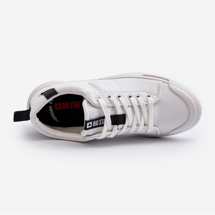 Sneakers basse da uomo Memory Foam System Big Star NN174154 bianca 2